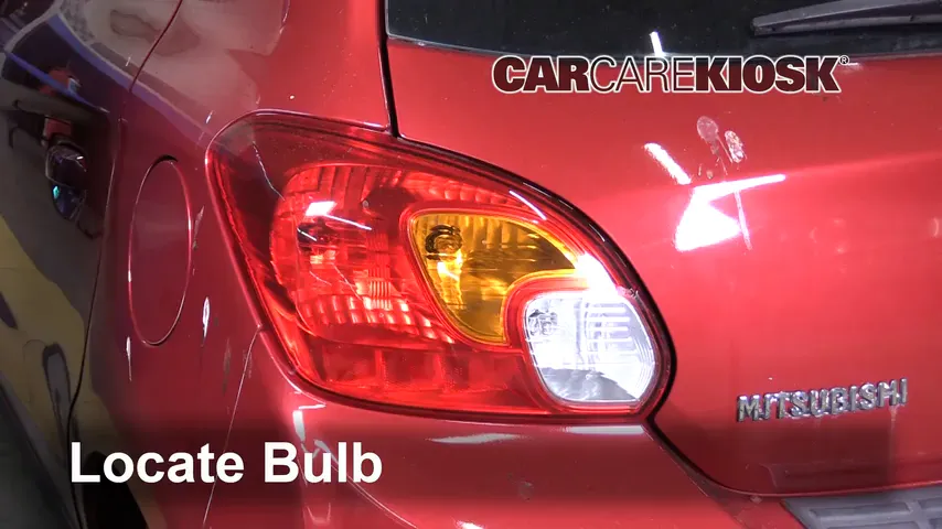 2015 Mitsubishi Mirage ES 1.2L 3 Cyl. Lights Reverse Light (replace bulb)